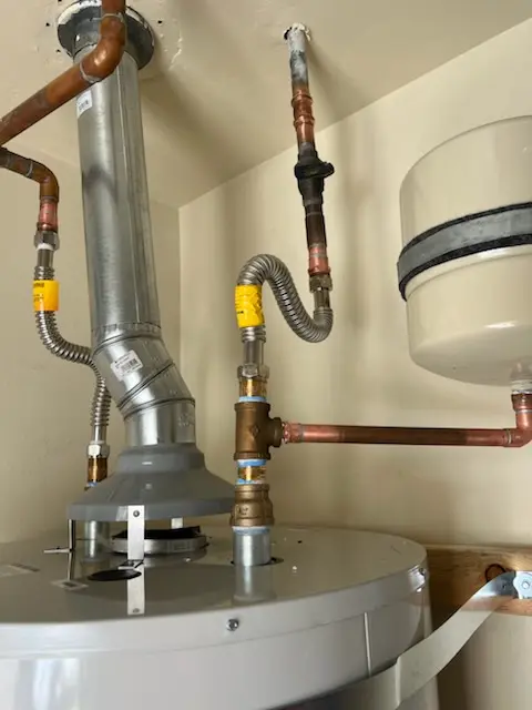 Water heater installation and plumbing repair in Grace